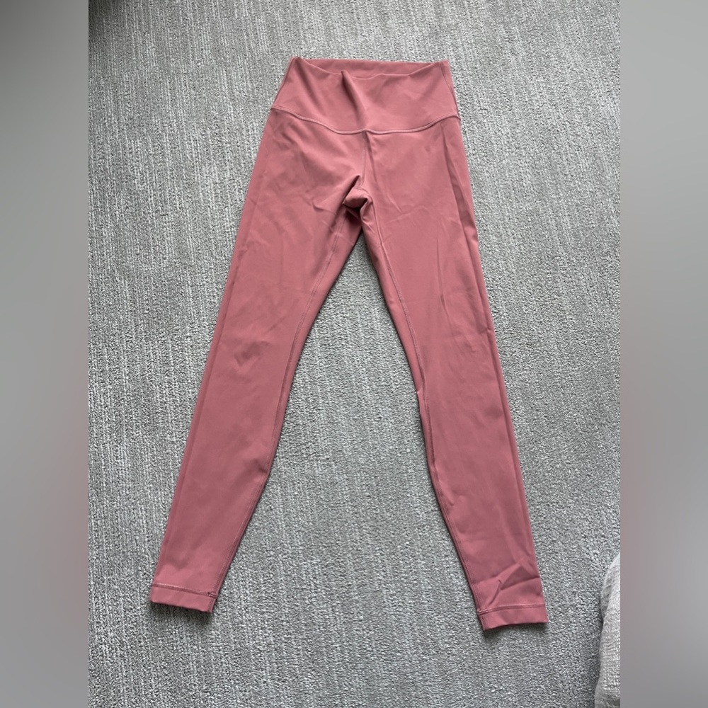 Pink lululemon leggings - only worn a few times